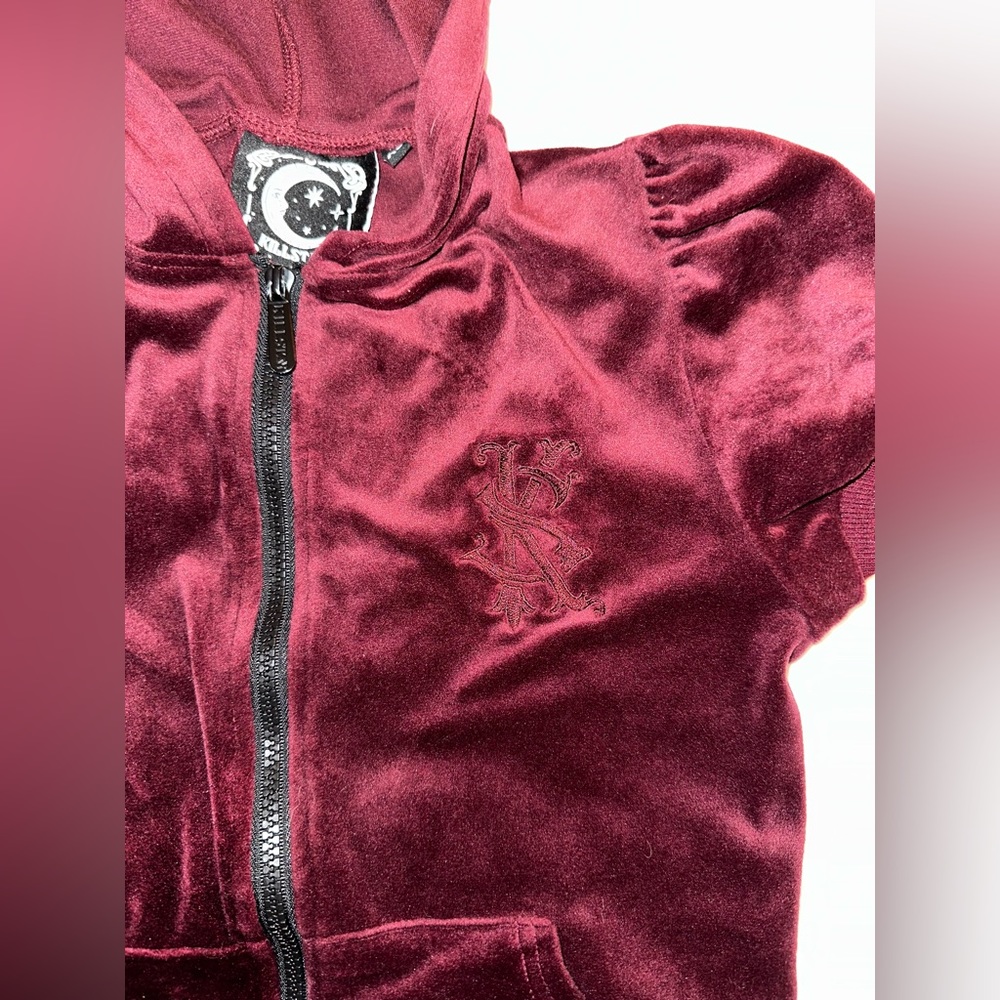 RARE Killstar - Velvet Matching Workout Set - XS - Picture 2 of 6